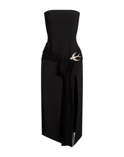 Woman Midi dress Black Size 4 Viscose, Acetate, Elastane