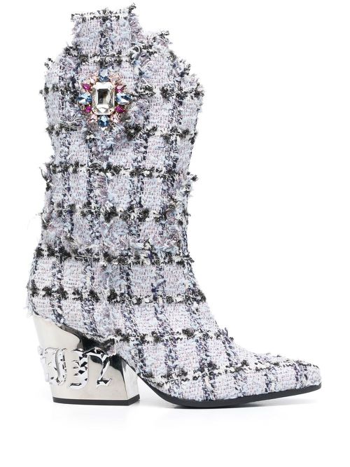 Cowboy Gothic Plein 85mm boots - Blue
