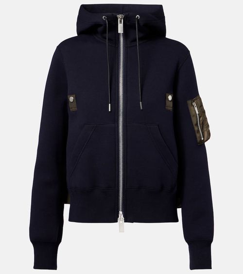 Paneled hoodie