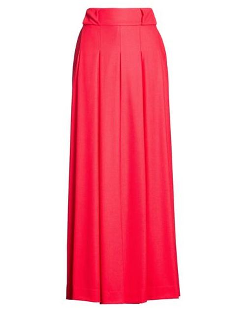 Co. go Woman Pants Red Size 6 Virgin Wool, Elastane