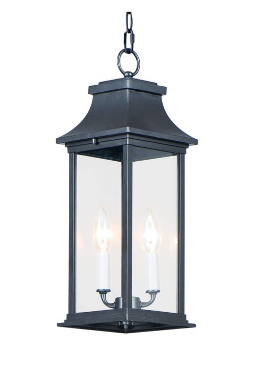 Maxim Vicksburg 2-Light Outdoor Hanging Light in Black