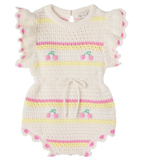 Baby Paloma crochet cotton onesie