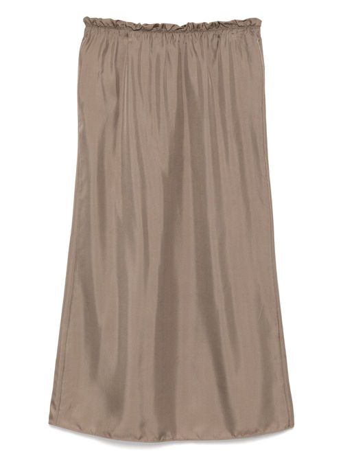 Silk skirt - Brown
