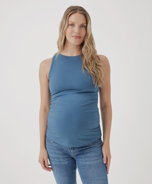 Women's Coronet Blue Maternity Everyday Tank