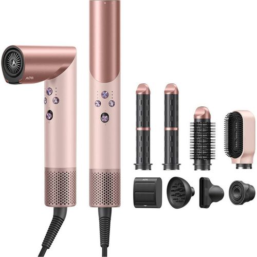 Mova Master 10 Hair Styler with Attachments - Pink