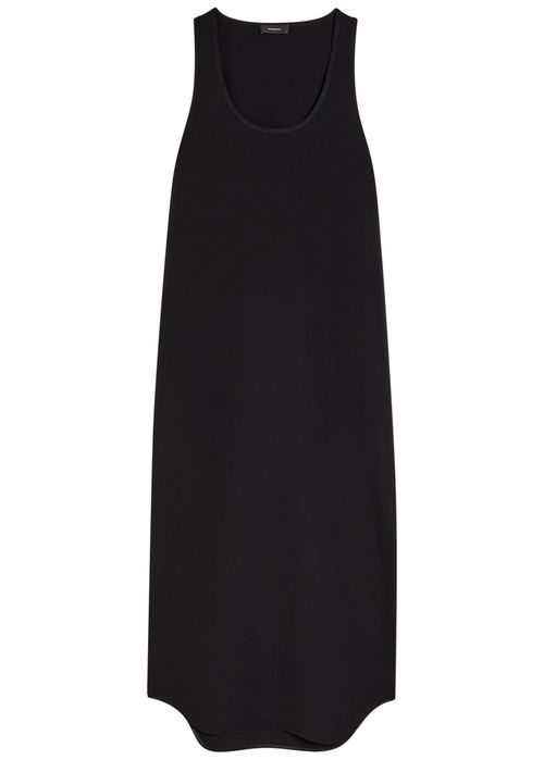 Stretch-crepe Maxi Dress
