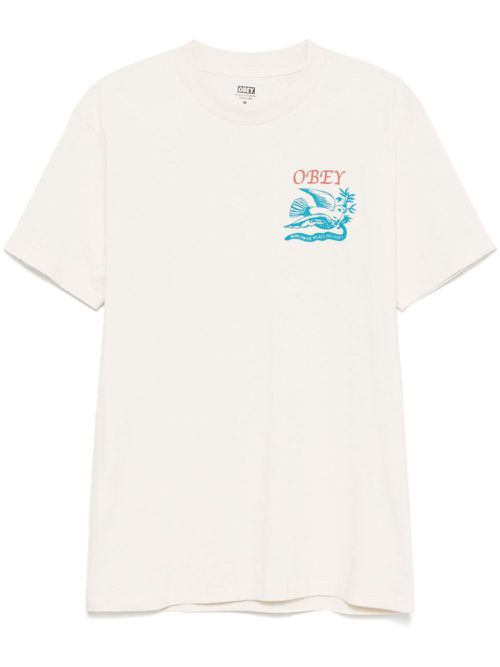 Peace Delivery Dove T-shirt - Neutrals