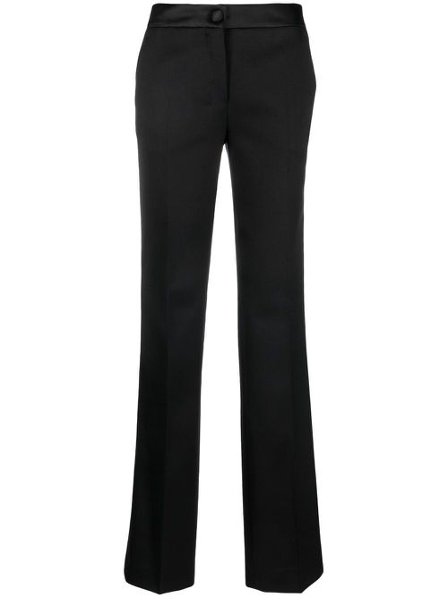 Four-stitch tailored tuxedo trousers - Black