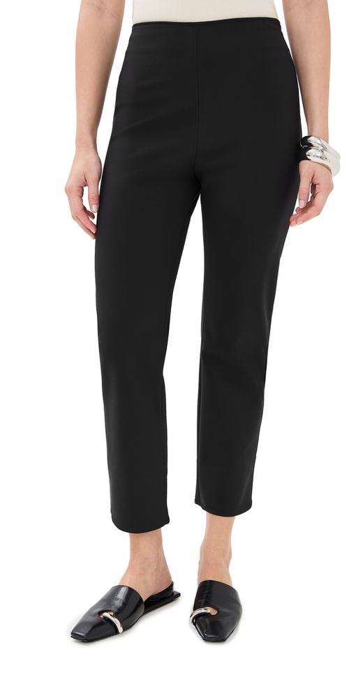 Cigarette Scruba Trousers Black