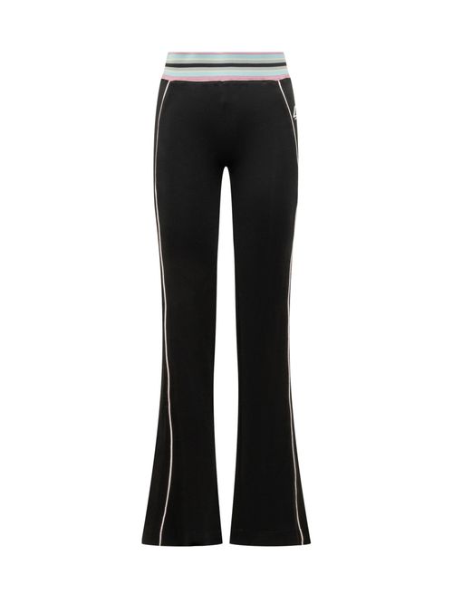 Black Slim Flat Front Pants