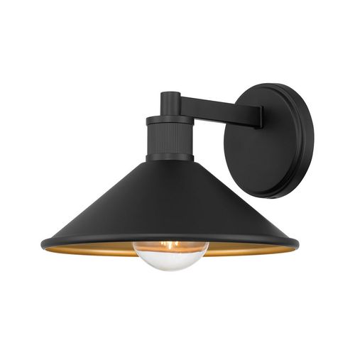 Powder Coated Black Wall Sconce from the Vectra Collection