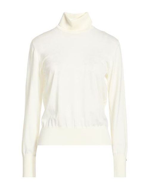 Resort Woman Turtleneck Cream Size 6 Virgin Wool