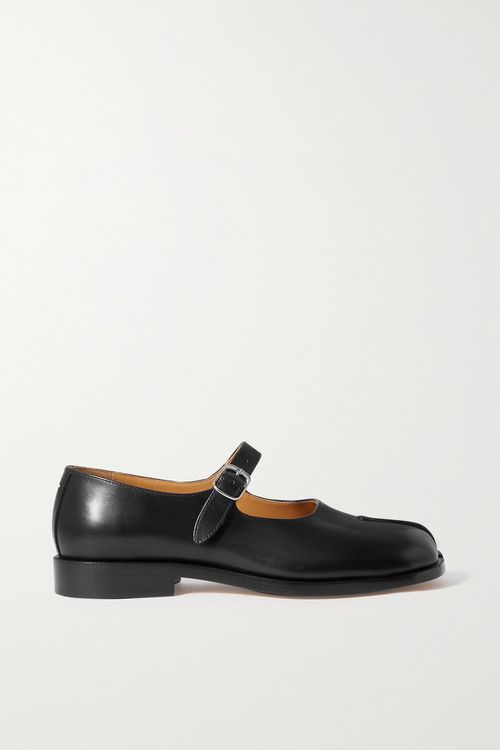 Tabi Split-toe Leather Flats