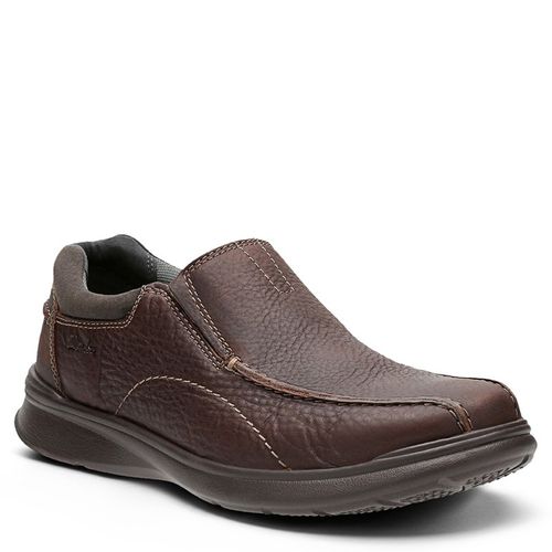 Men's Cotrell Step Slip On Shoes (Brown Oily Leather)