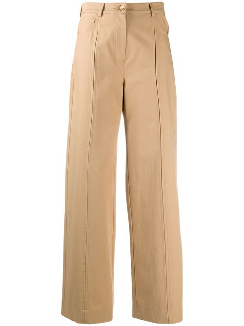 Bowen high-wasited trousers - Neutrals