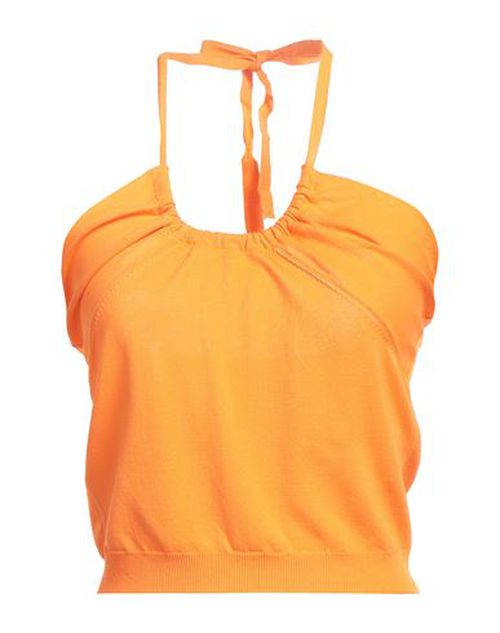 Woman Top Orange Size M Viscose, Polyamide