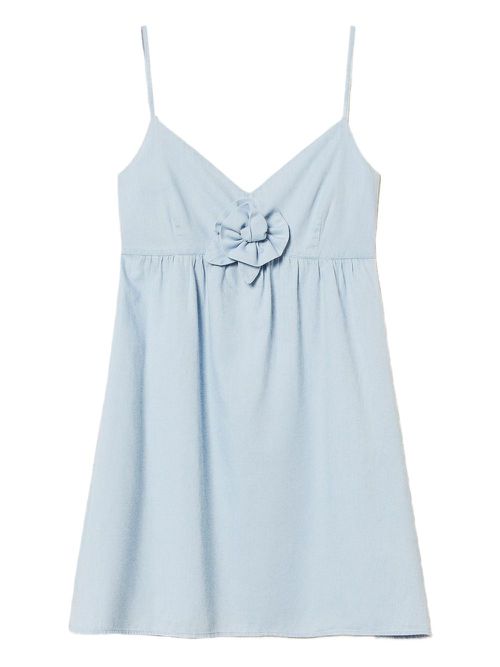 TWINSET floral-appliqué sundress - Blue