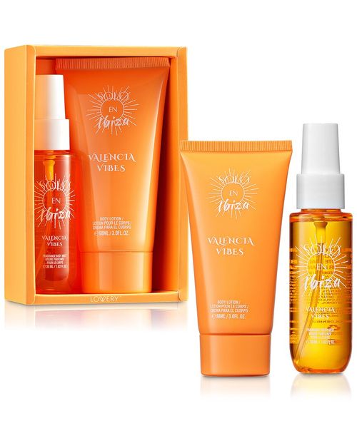 2Pc Solo En Ibiza Valencia Vibes Travel Gift Set