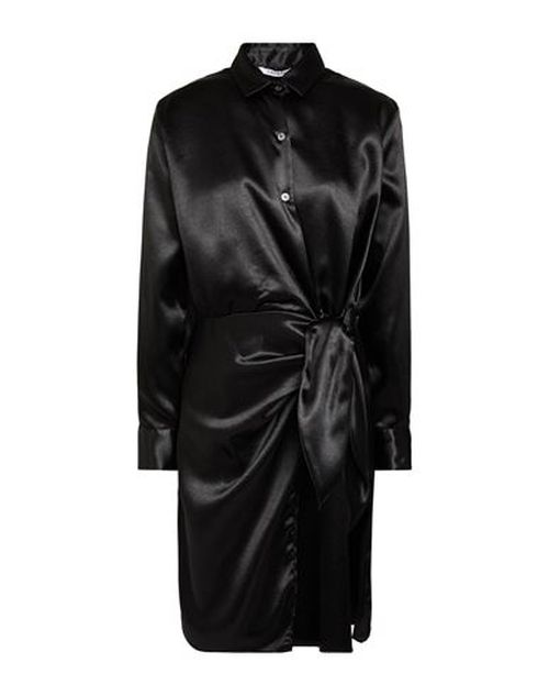 Woman Mini dress Black Size 12 Polyester