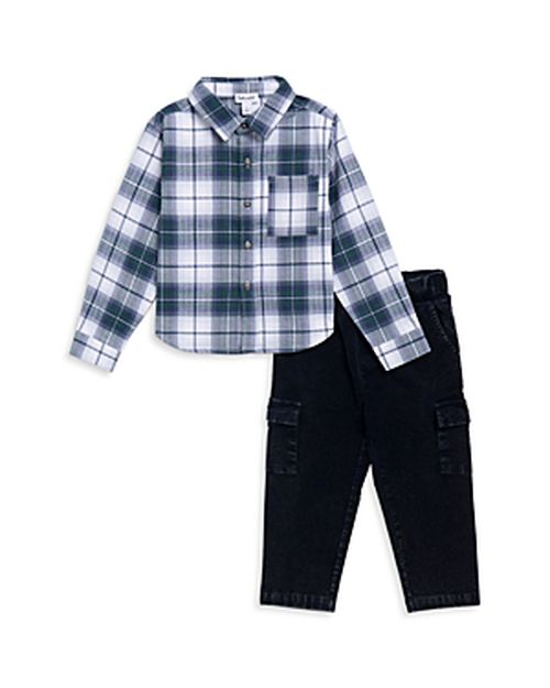 Boys' Cowboy Flannel Shirt & Pants Set - Little Kid