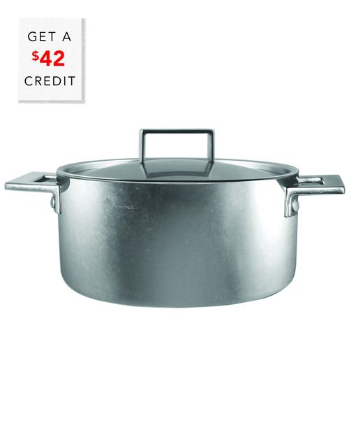 Attiva Pewter 20cm Stainless Steel Casserole With Lid with $42 Credit