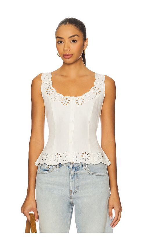 Tularosa josette top en color ivory XXS también en L, M, S