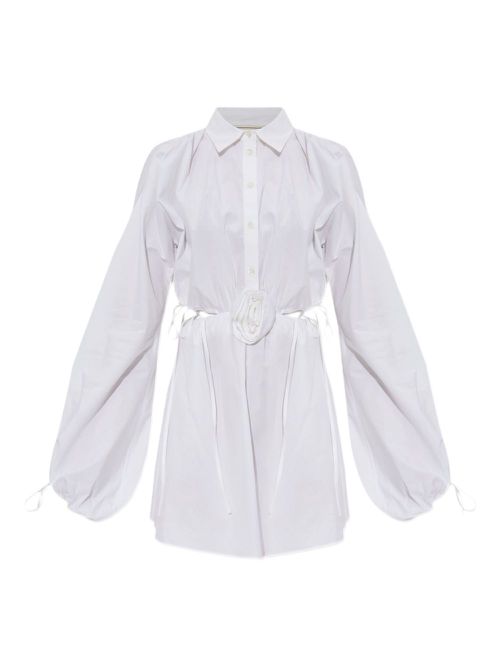 Blumarine cotton mini dress - White