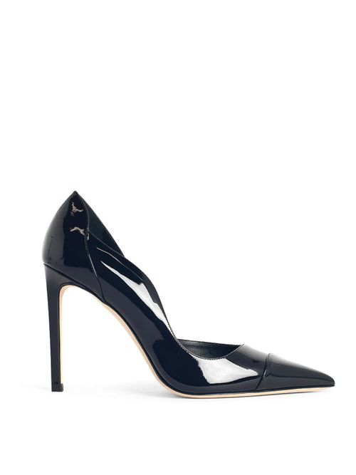 Brigitte 100 Black Patent Leather Pumps
