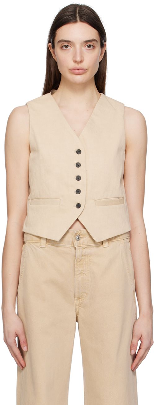 Citizens of Humanity Beige Sierra Vest