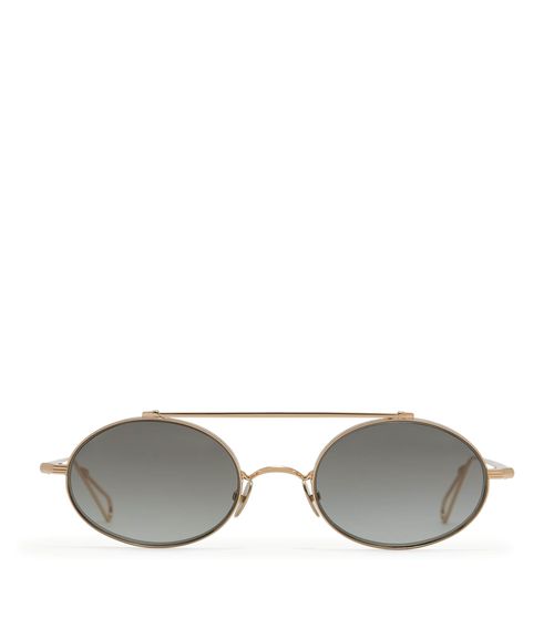 Metal Turbigo Oval Sunglasses