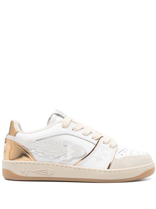 EJ Egg Rocket leather sneakers - White