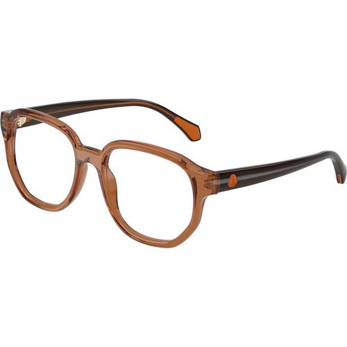 Moncler Unisex Moncler ME2027 3017 Monturas ópticas Acetato Marrón Transparente Pillow Norma