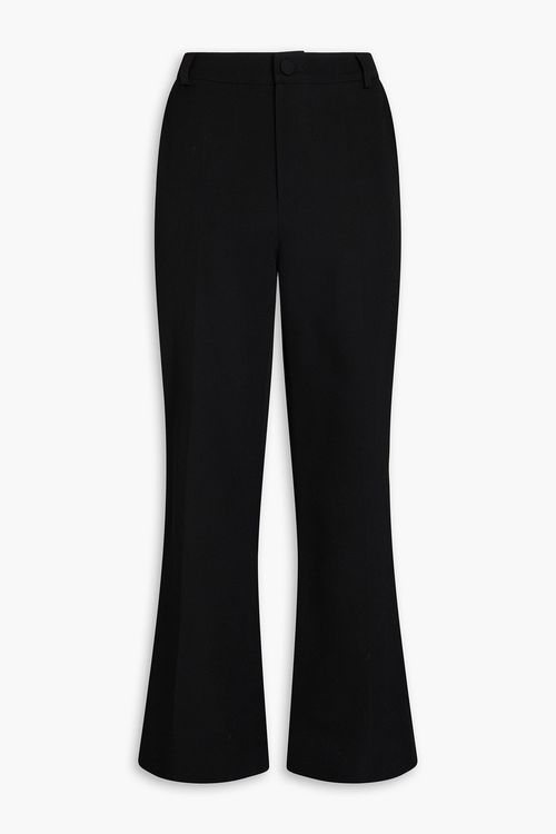 Wool flared pants