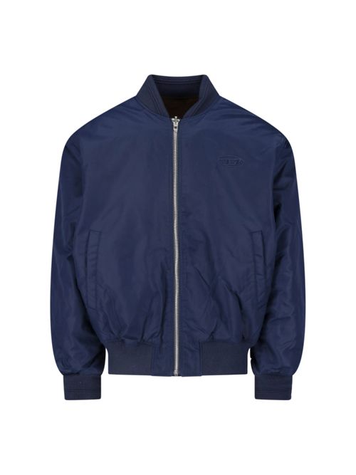 Men's Embroidered Ribbed Jacket