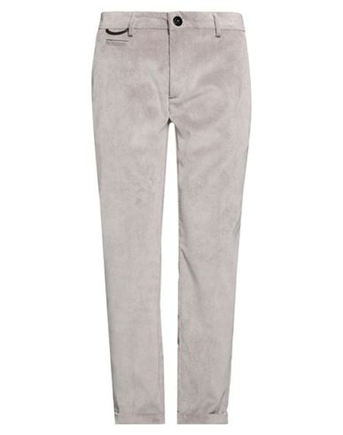 Man Pants Light grey Size 32 Cotton, Elastane