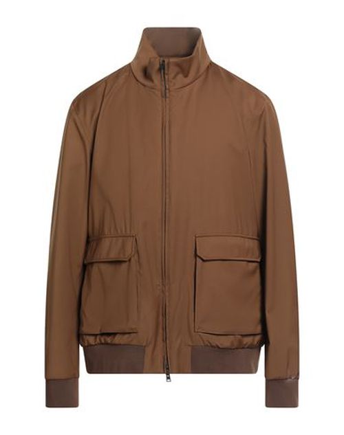Man Jacket Brown Size 48 Virgin Wool