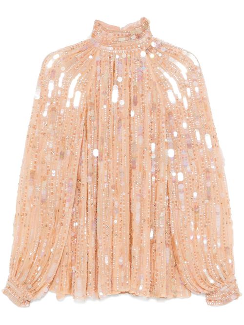 Sequinned blouse - Pink