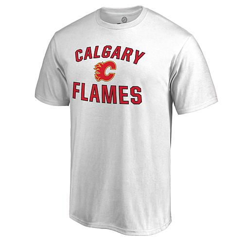 Men's White Calgary Flames Victory Arch T-Shirt - 3XL