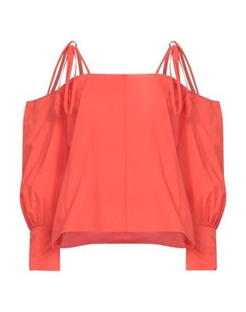 Woman Top Orange Size 6 Cotton
