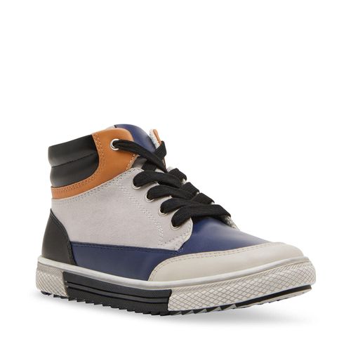 BOY'S SNEAKER - BLACK/GREY 6:- 6K