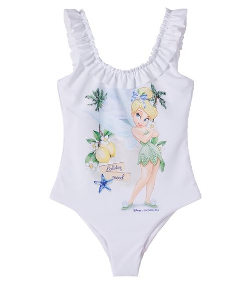 X Disney printed ruffled swimsuit