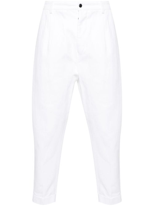Adam loose-fit trousers - White
