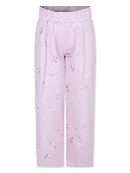 Ami broderie-anglaise trousers - Pink