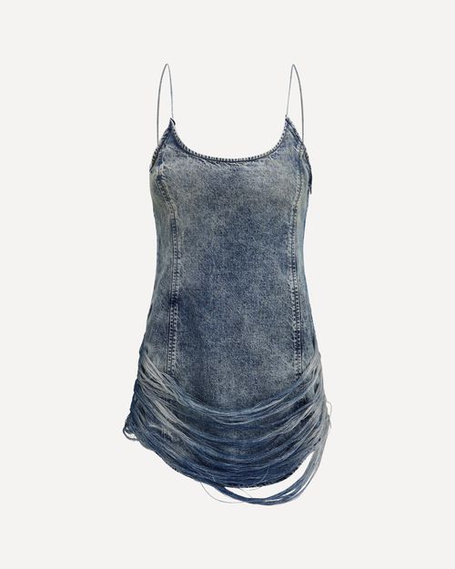 DIESEL De-dra-short-fsg Mini Dress in denim Female S