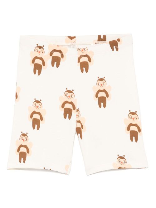 Mini Rodini graphic-print shorts - Neutrals