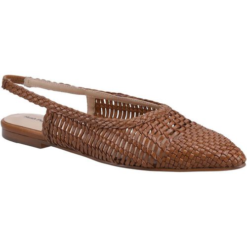 Hush Puppies Dalia Woven Leather Womens Tan Flat