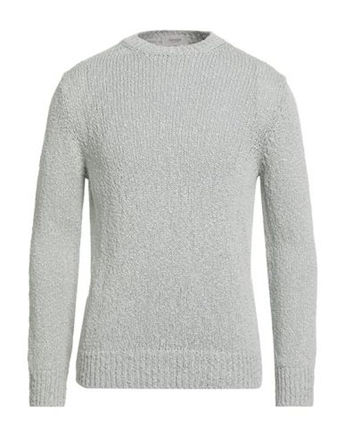 Agnona Man Sweater Light grey Size S Cotton, Silk, Metal