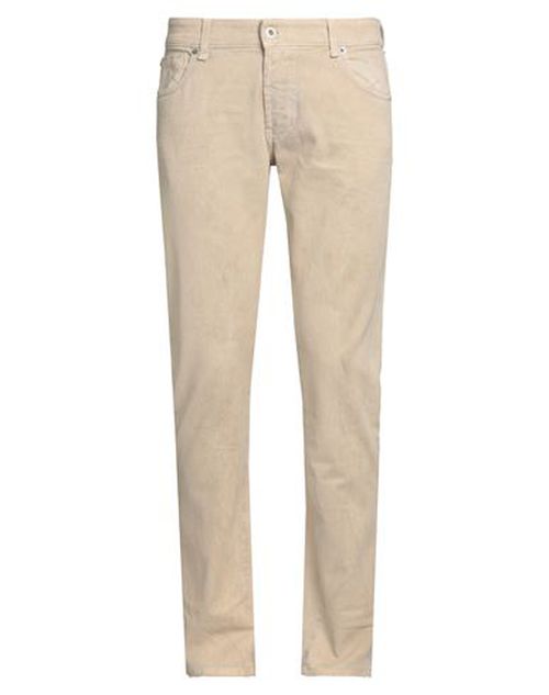 Man Pants Beige Size 30 Cotton, Elastane