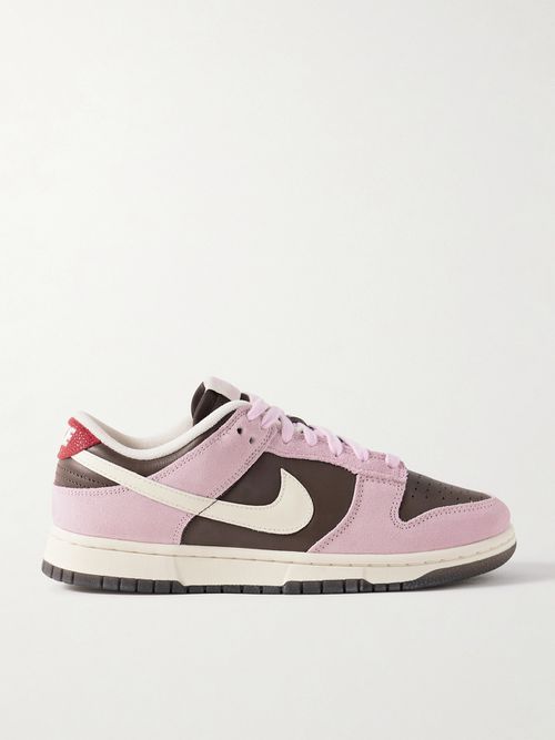 Dunk Low Leather And Suede Sneakers
