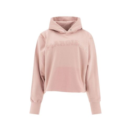 Faded Cotton Hoodie — Pink